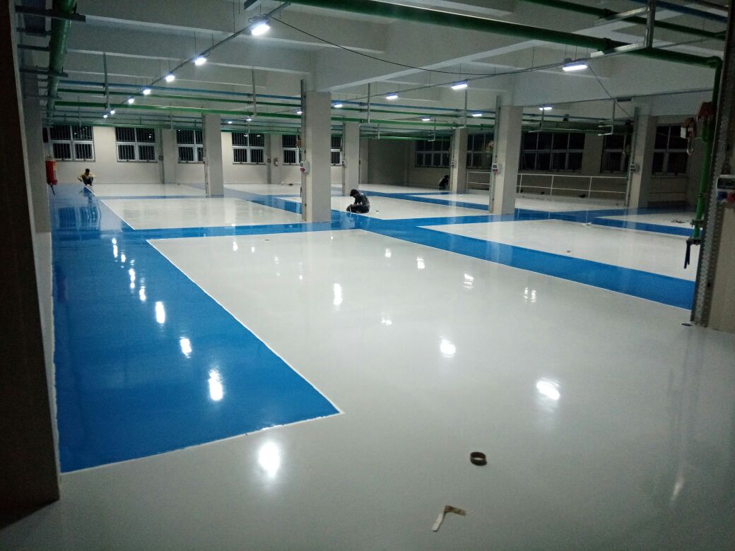 Industrial epoxy flooring